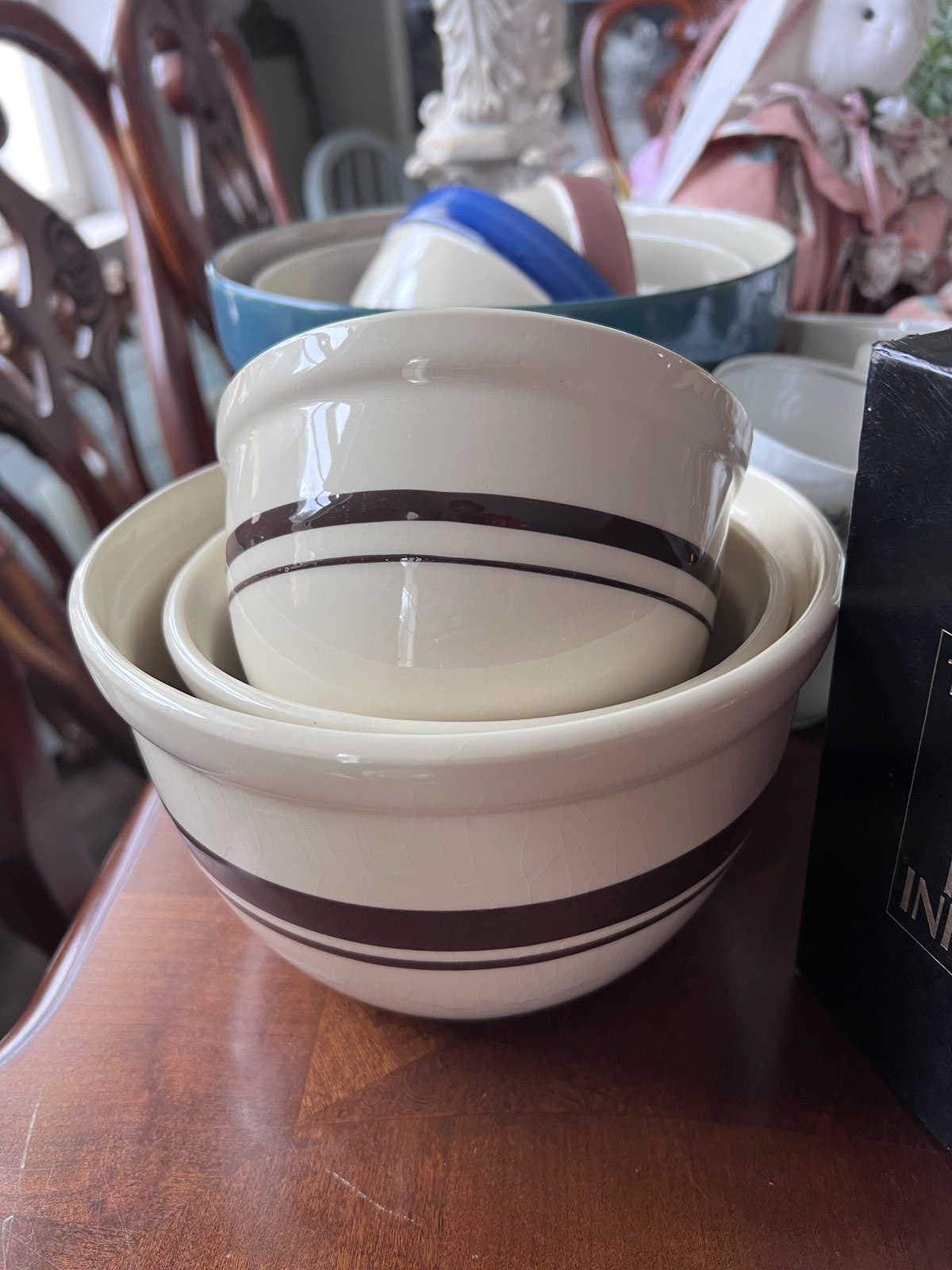 A silver condiment caddy vignette